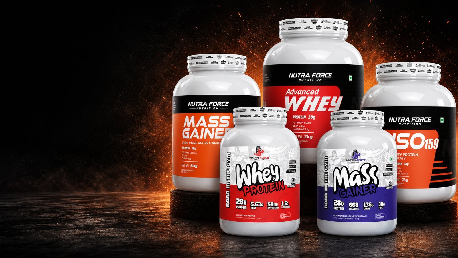 Nutra Force Nutrition product range